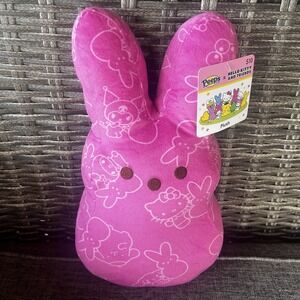 Peeps X Hello Kitty and Friends Pink Easter Plush 12" Bunny 2025 Limited Edition